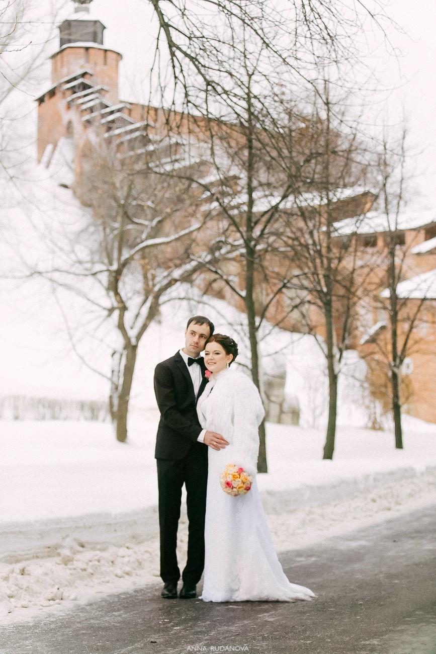 Иван и Мария | Фотограф Анна Руданова. Зимняя свадьба