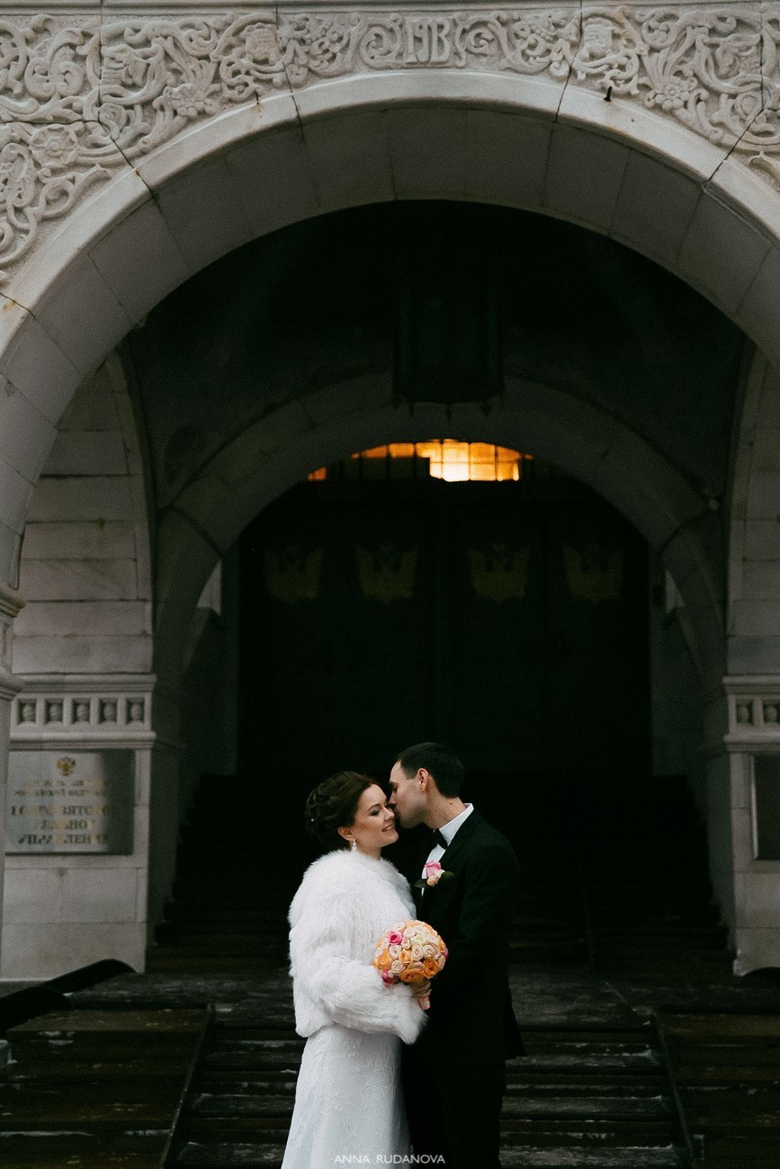 Иван и Мария | Фотограф Анна Руданова. Зимняя свадьба