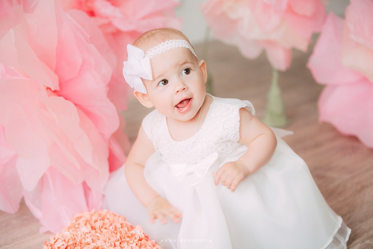Фотосессия на первый годик | Фотограф Анна Руданова