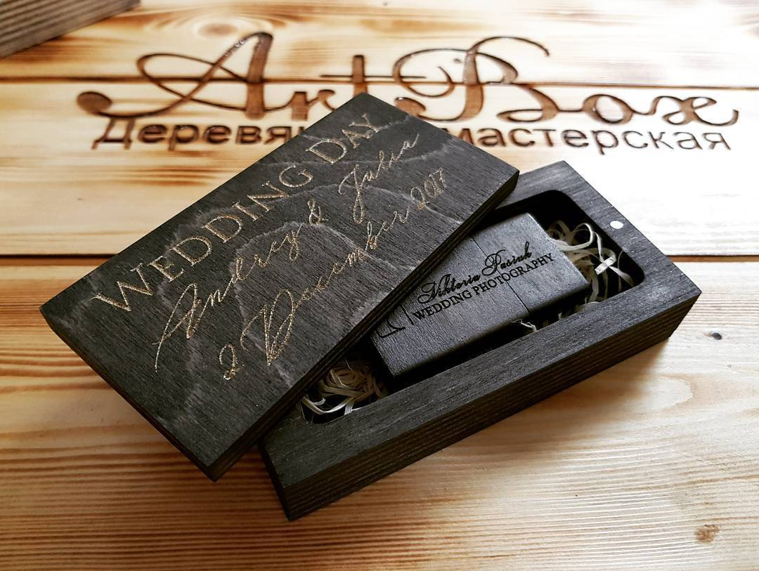 ArtBox - Коробочки для флешек,  упаковка для фотографов, деревянные фл