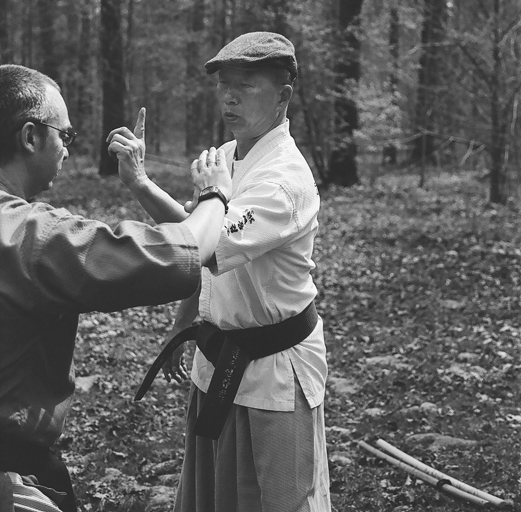 Занятия гуппы хапкидо в парке. Балетный фотограф Москва Майоров Николай