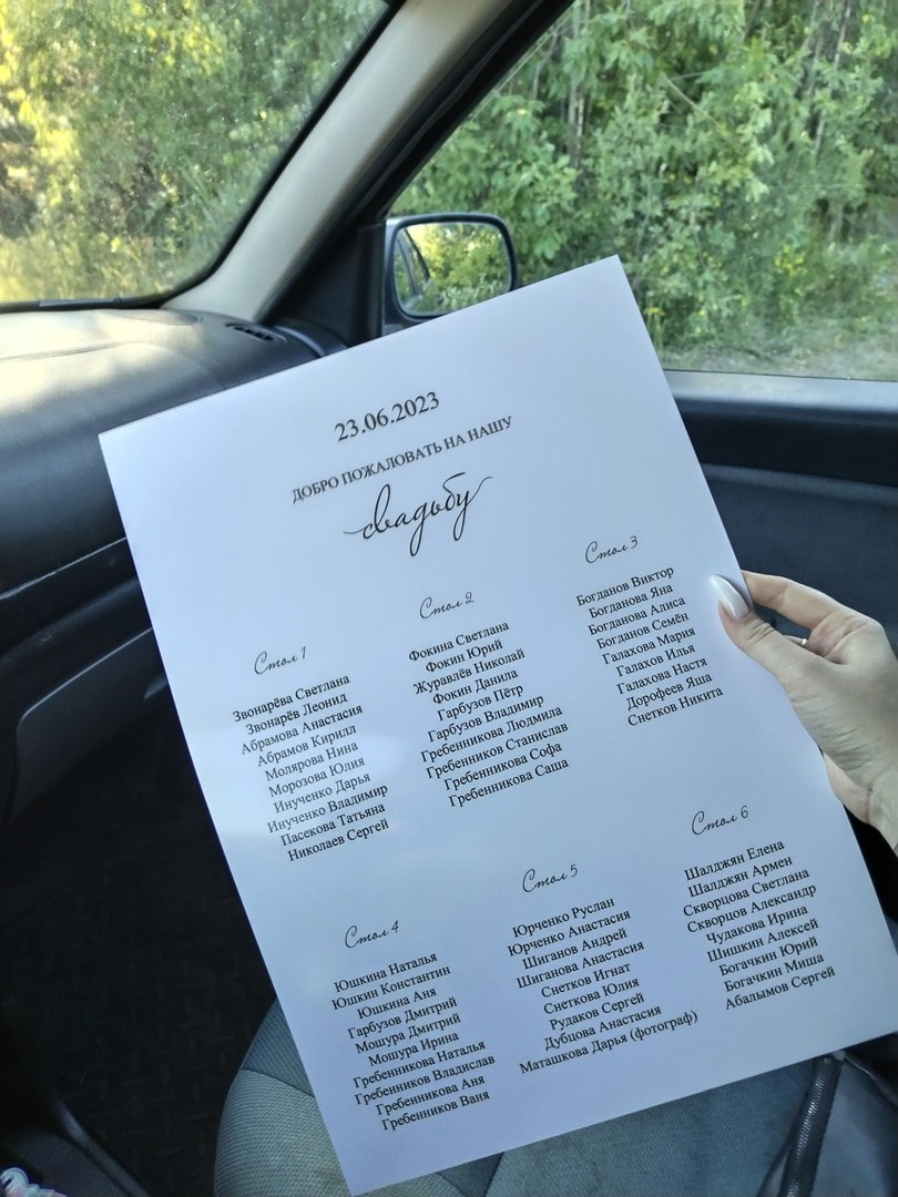 Свадебная полиграфия. Фотограф Дарья Маташкова