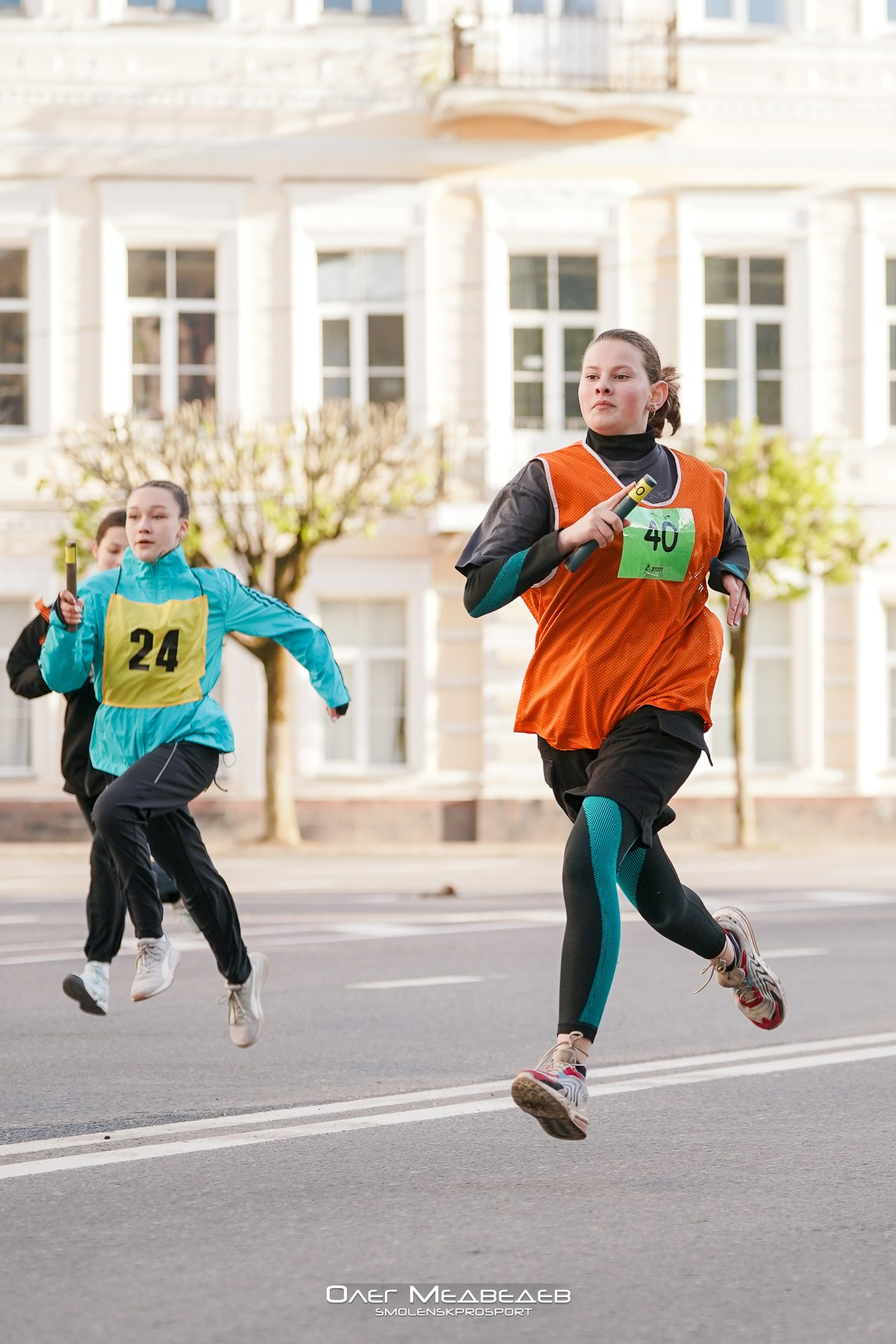 Эстафета Победа 2024 Смоленск. Спортивный фотограф Олег Медведев | prosport67 | Смоленск