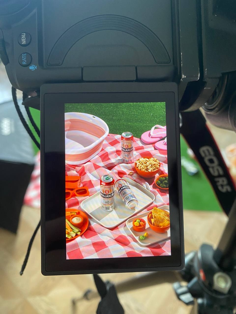 Съемка новых напитков бренда Hollandia. Фудфотограф, фудстилист и сет дизайнер в Москве Алена Синицына