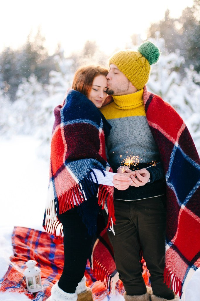 Warm winter picnic. Свадебный фотограф Аня Милграм