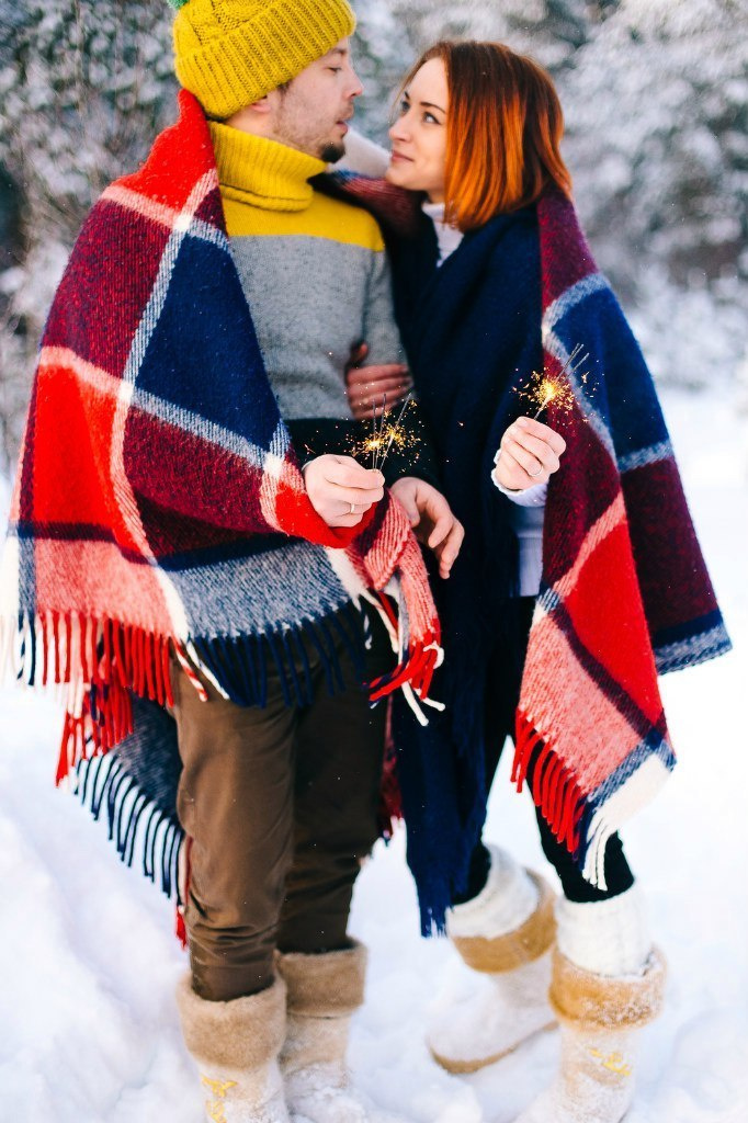 Warm winter picnic. Свадебный фотограф Аня Милграм