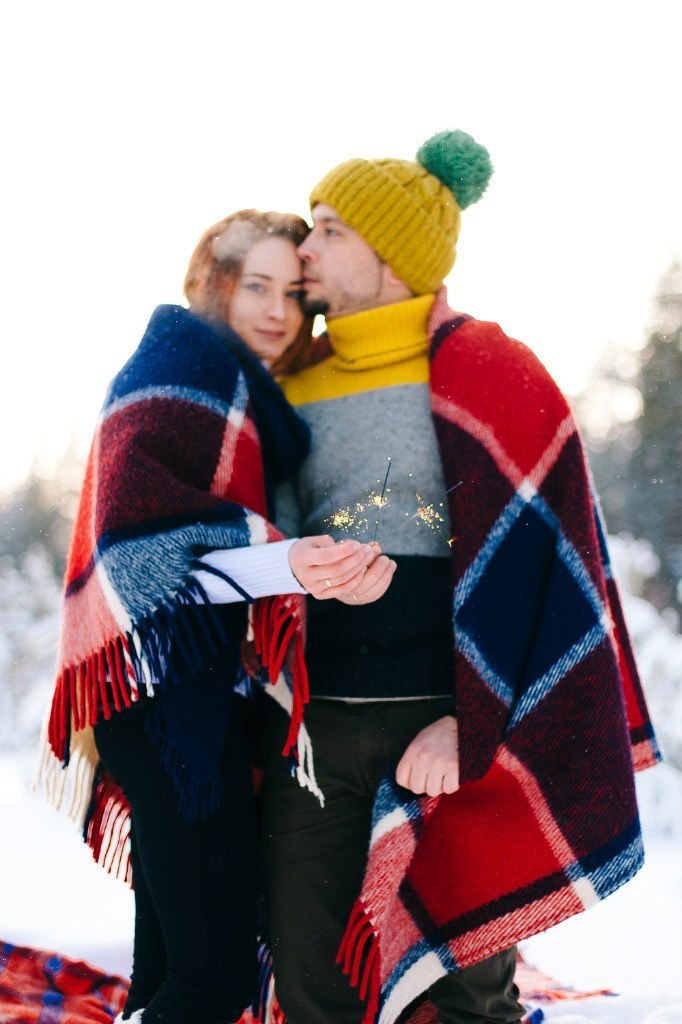 Warm winter picnic. Свадебный фотограф Аня Милграм