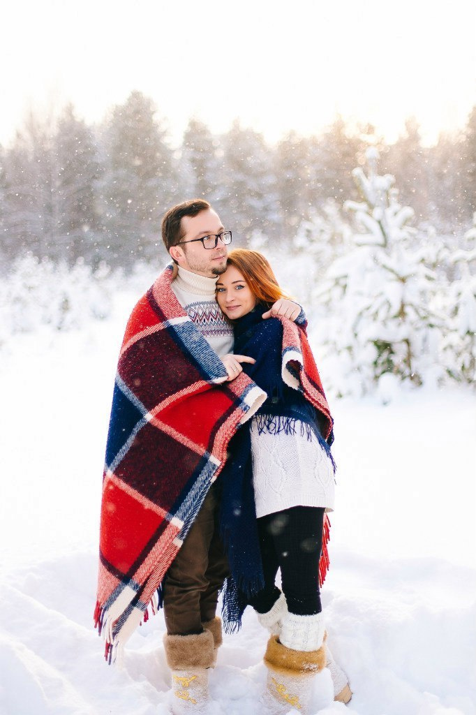 Warm winter picnic. Свадебный фотограф Аня Милграм