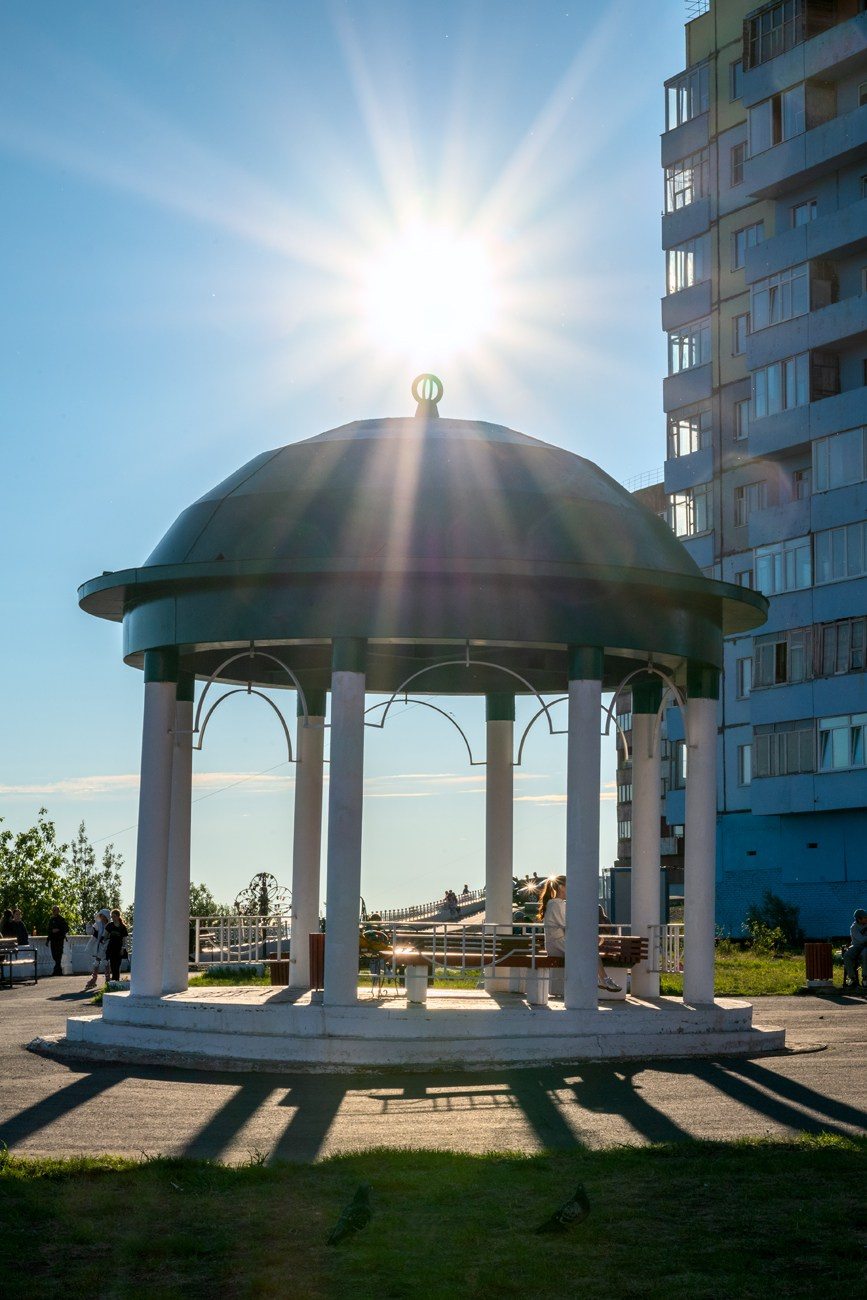 Смотровая площадка на пятом микрорайоне Талнаха. Талнах.рф