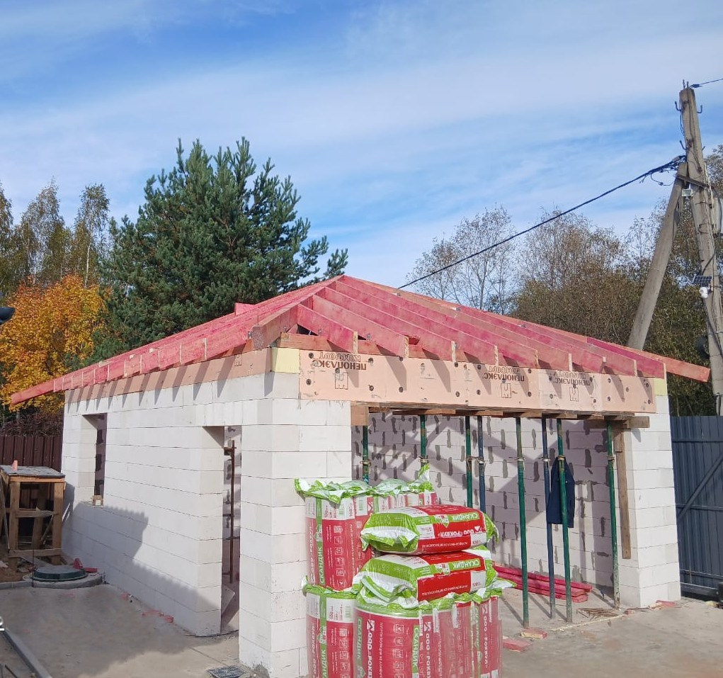 🚗 Гараж из газоблока 6,5×8 м — за 30 дней!. Строительная компания «Милый дом» МД. Москва и Московская область