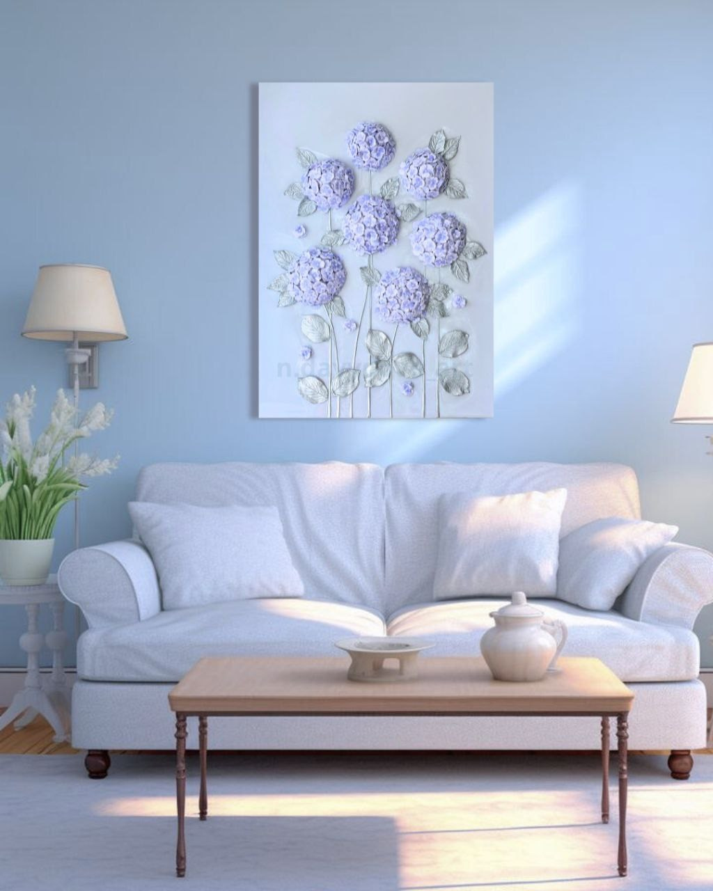 Сиреневый туман. Художник