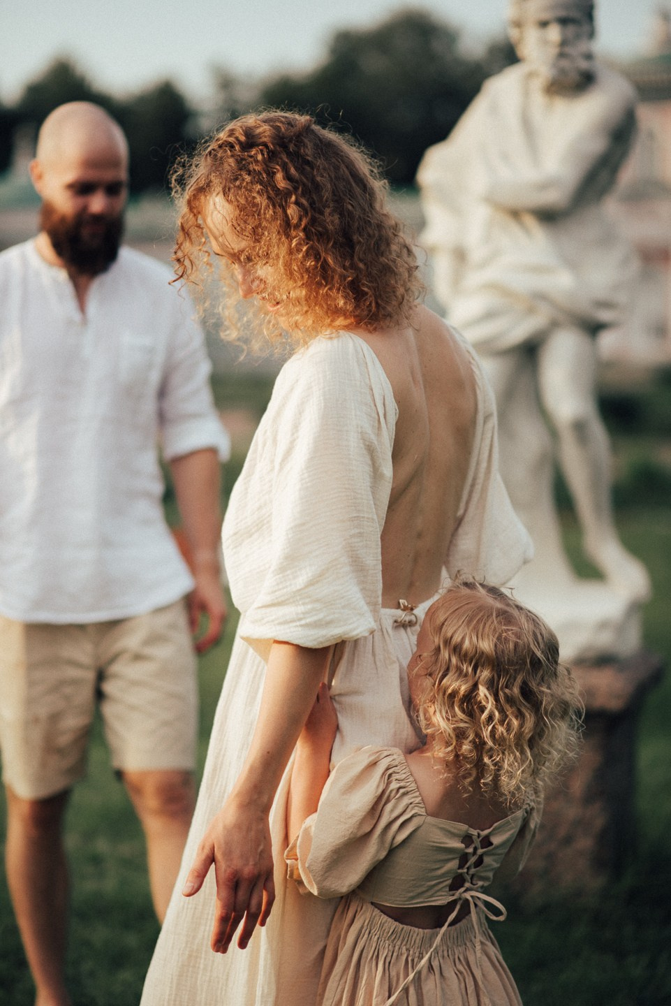 Тим, Лиза, Варя | на природе