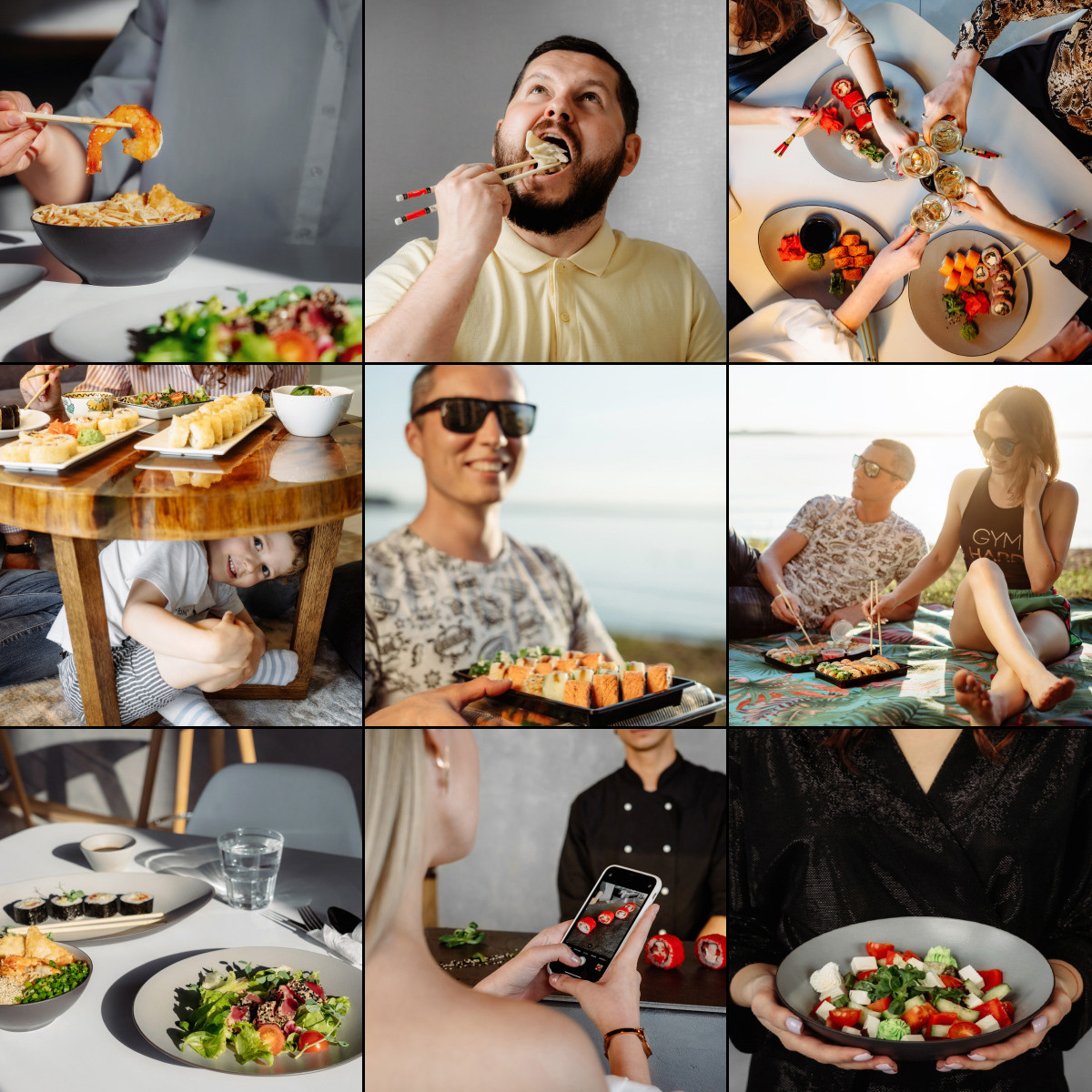 Matte суши-бар с доставкой. Andrei Bortnikau photographer in Tbilisi, Georgia