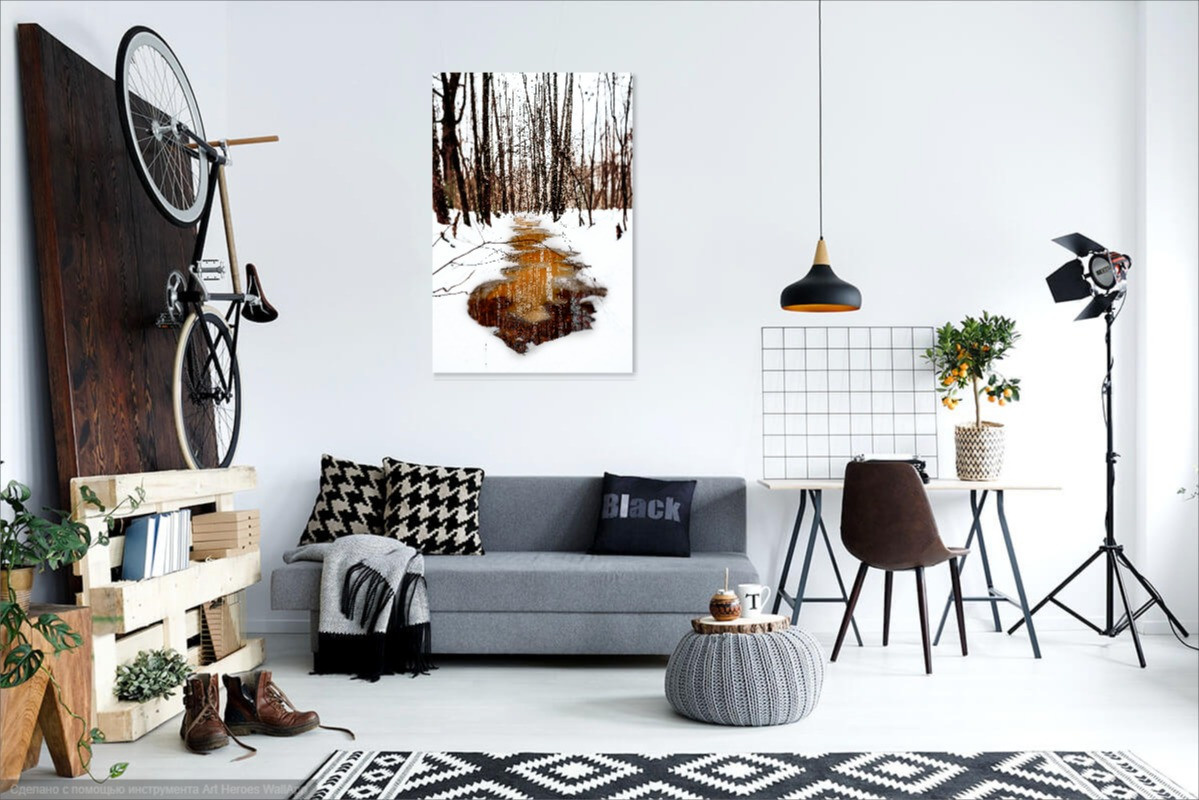 Визуализация моих картин (visualization of my paintings in the interior). Фотограф (photographer) Lischinski Vitaliy
