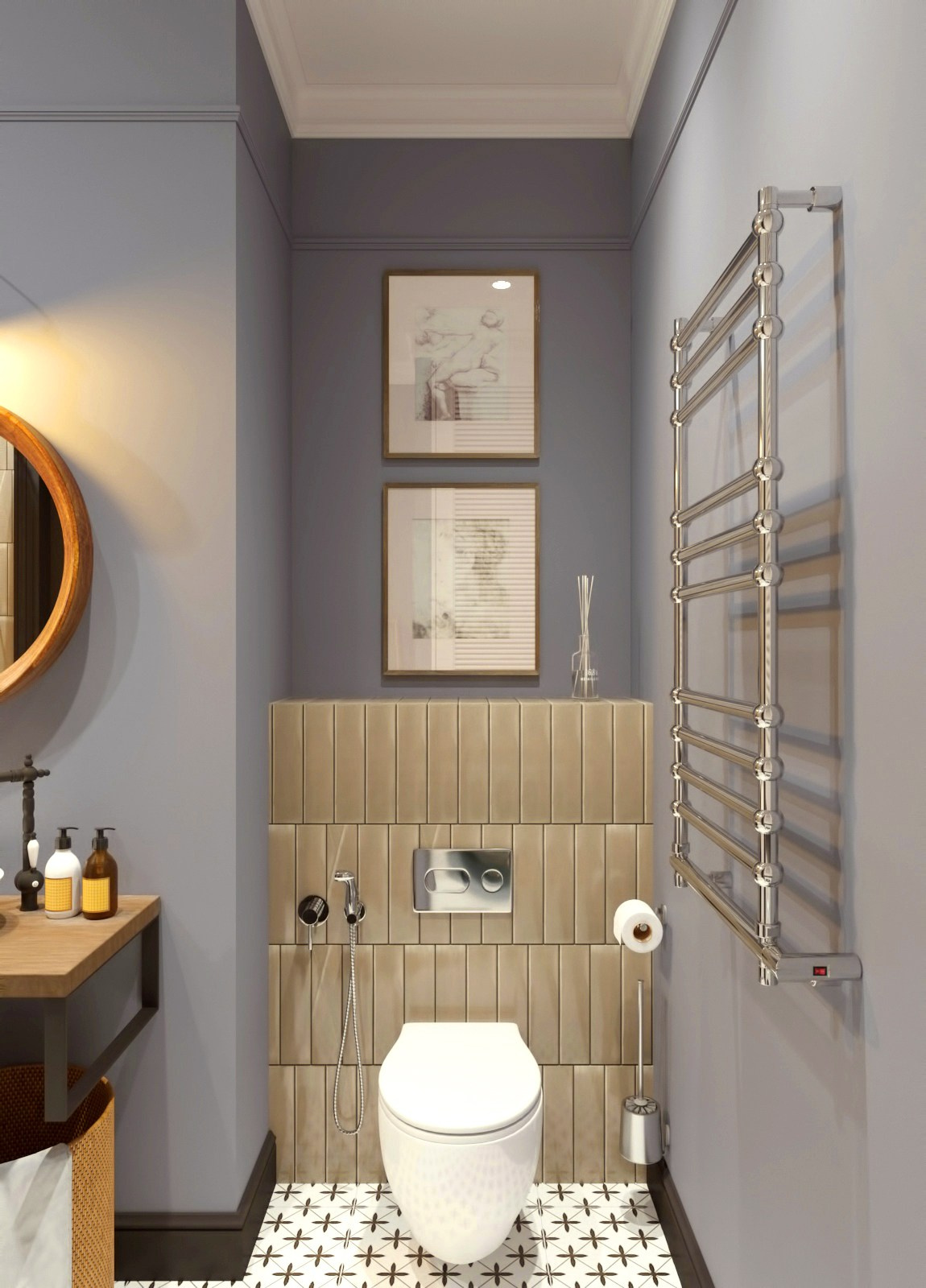 Квартира в Бруклинском стиле. Московская область. 2020 год. Дизайнер интерьера Троилова Арина