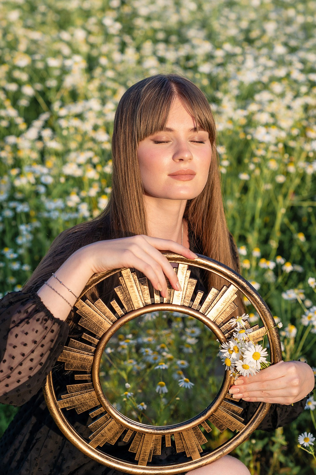 Фотосессия в ромашках. Фотосессии в Москве, женский и семейный фотограф Юлия Михайленко