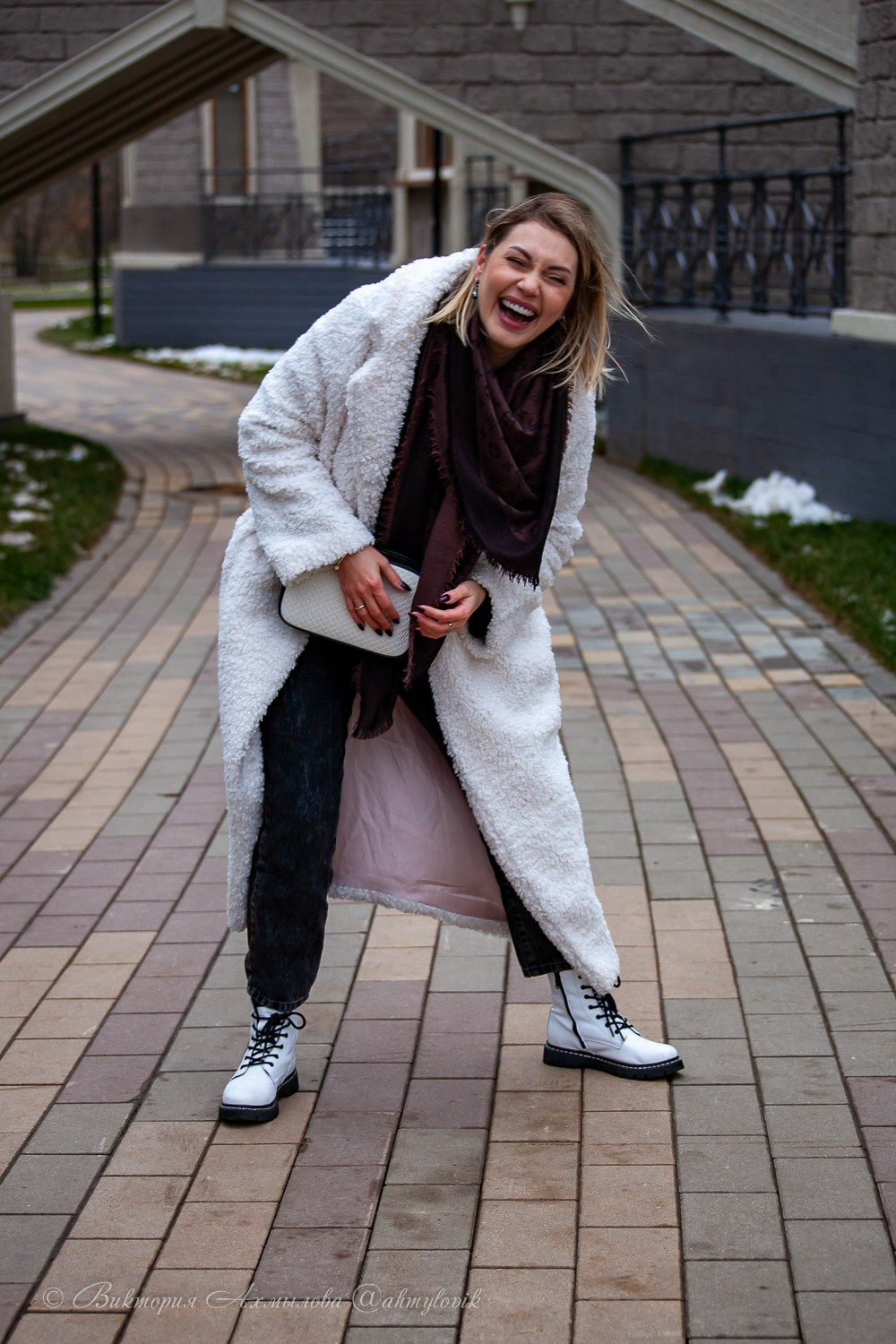 Прогулка с Хаски (Настя). Виктория Ахмылова. Фотограф в Москве