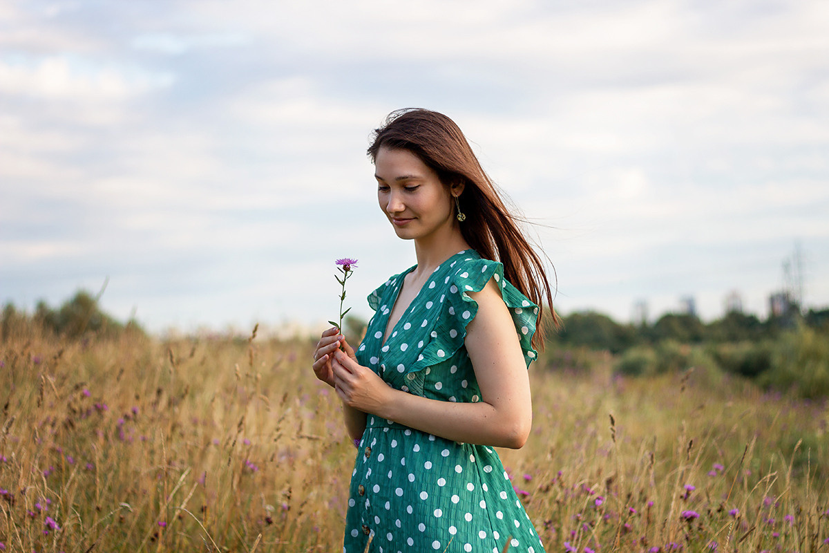 Женский портрет. Семейный и детский фотограф в Москве Полина Парамонова