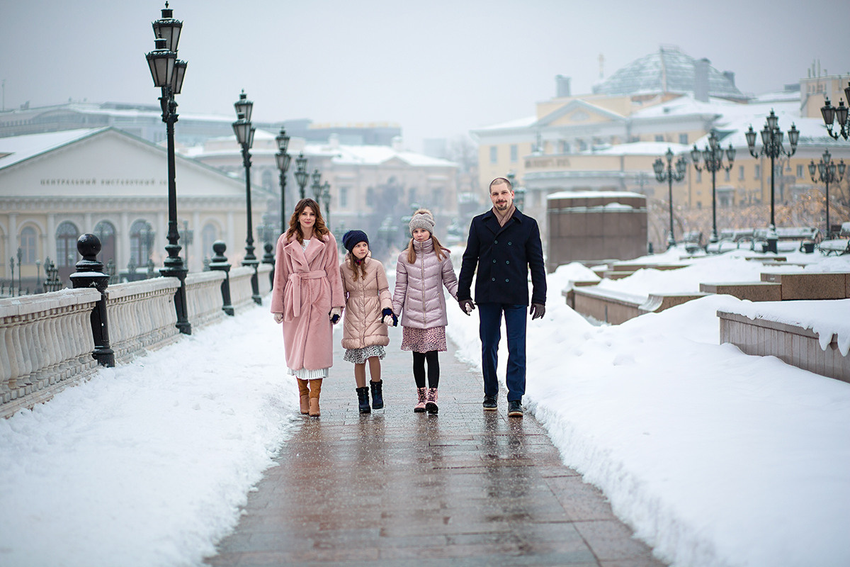 Семейная фотосессия. Семейный и детский фотограф в Москве Полина Парамонова