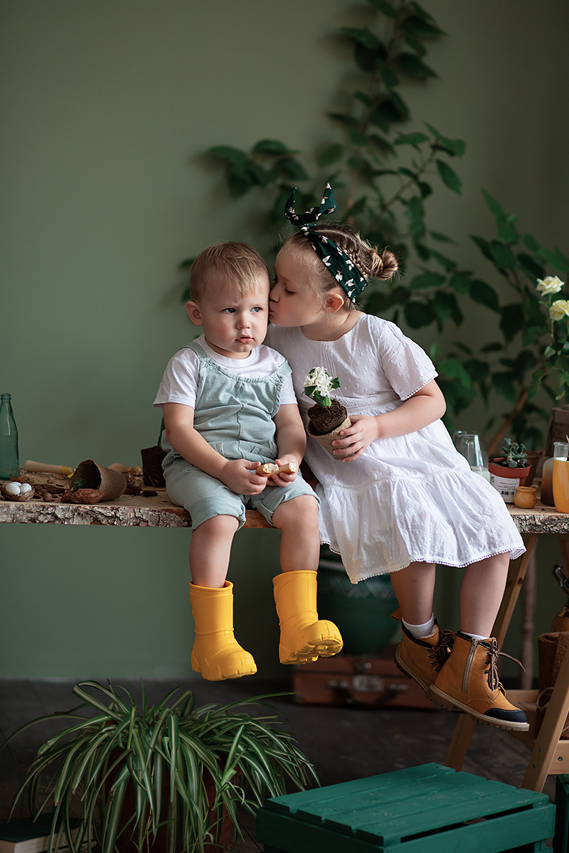 Фотопроект для детей. Студийная съёмка. Семейный и детский фотограф в Москве Полина Парамонова