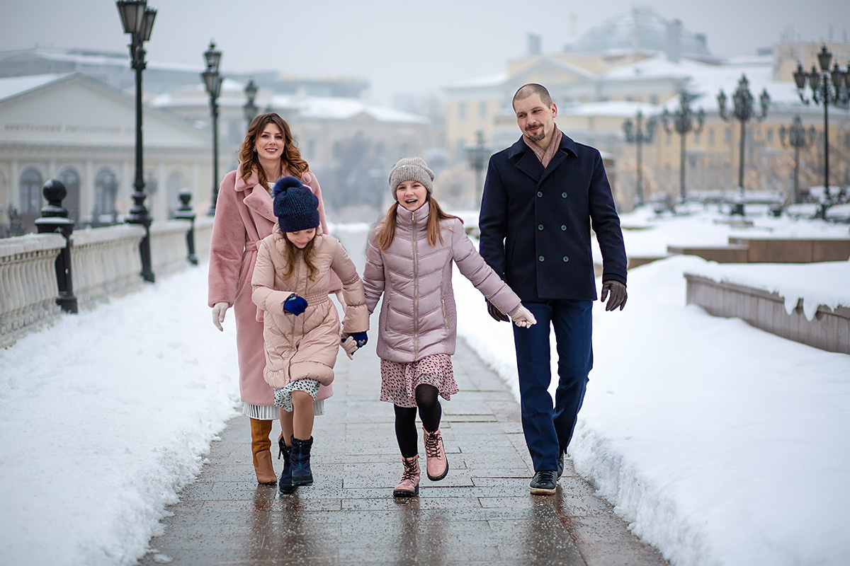 Семейная фотосессия. Семейный и детский фотограф в Москве Полина Парамонова