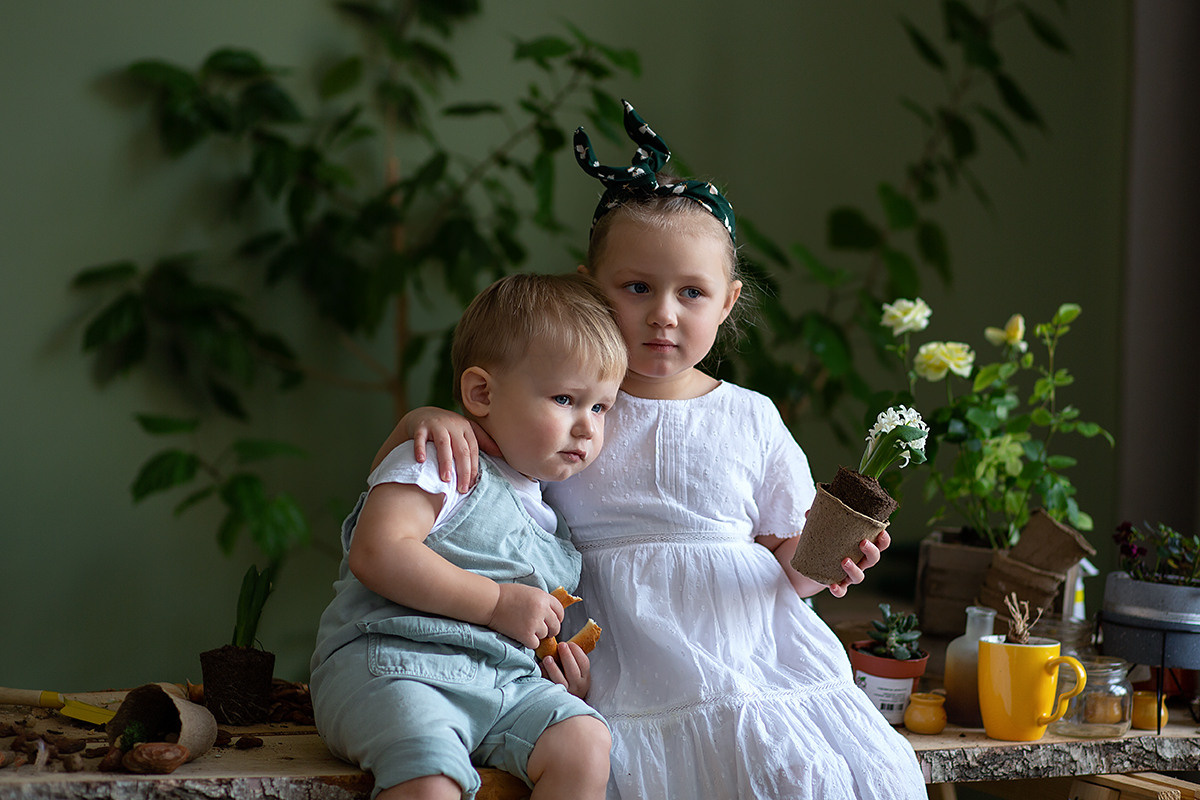 Фотопроект для детей. Студийная съёмка. Семейный и детский фотограф в Москве Полина Парамонова