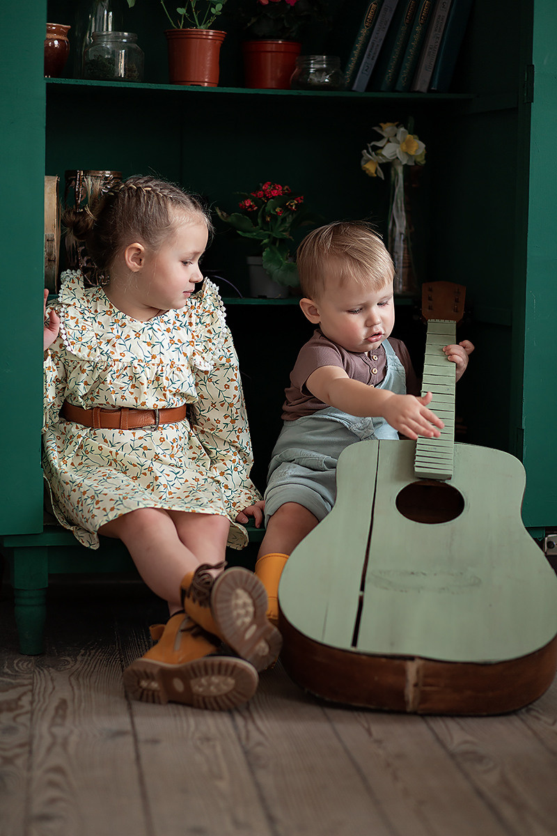 Фотопроект для детей. Студийная съёмка. Семейный и детский фотограф в Москве Полина Парамонова