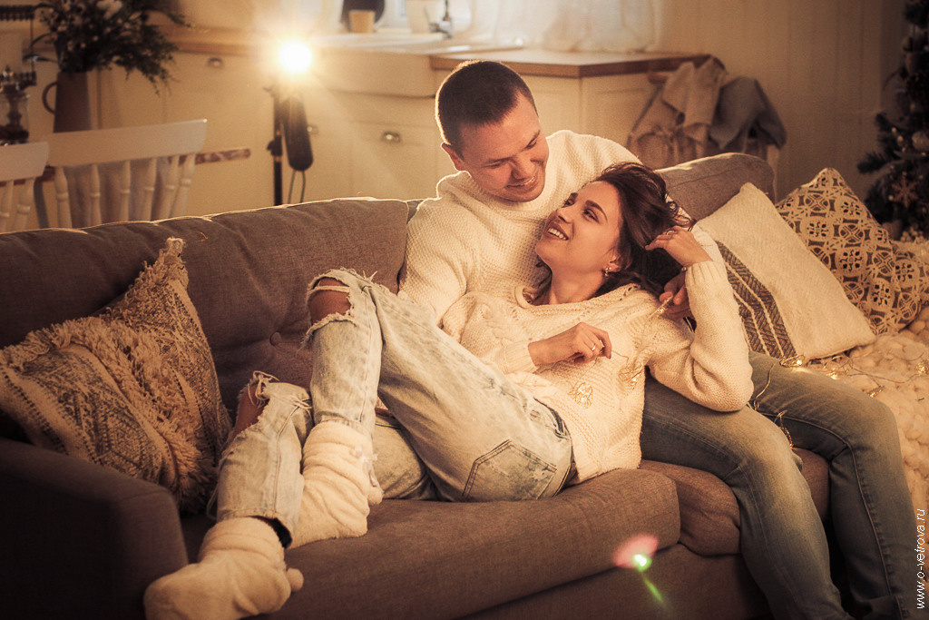 Лав-стори в студии. Фотограф женский и мужской портрет Санкт-Петербург