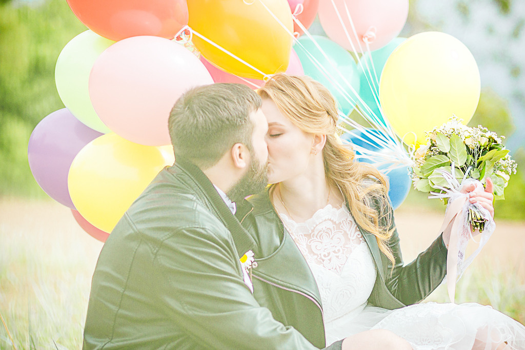 Даша и Андрей_Много шариков, много эмоций и атмосферы!. Фотограф женский и мужской портрет Санкт-Петербург