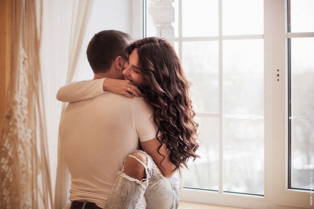 Лав-стори в студии. Фотограф женский и мужской портрет Санкт-Петербург