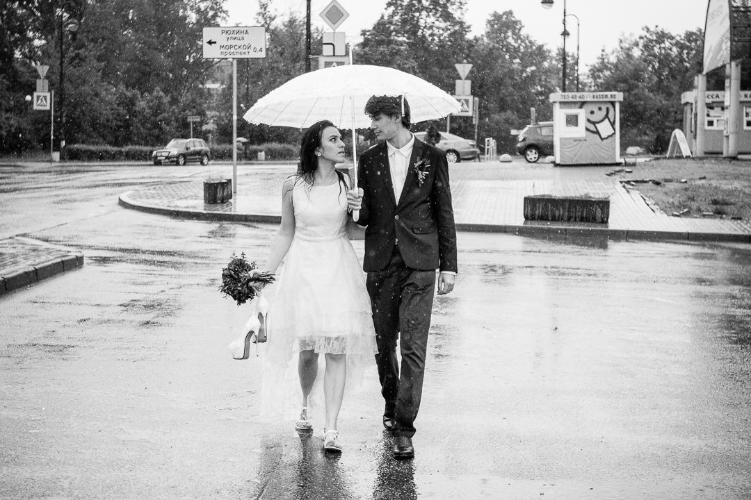 Ливень и любовь. Фотограф женский и мужской портрет Санкт-Петербург