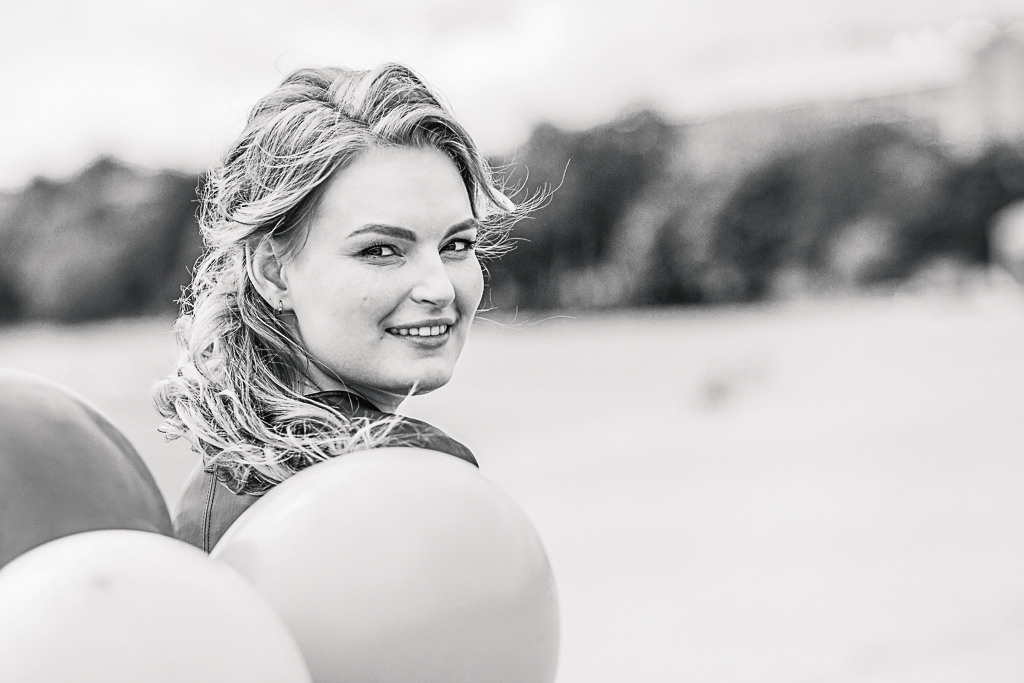 Даша и Андрей_Много шариков, много эмоций и атмосферы!. Фотограф женский и мужской портрет Санкт-Петербург