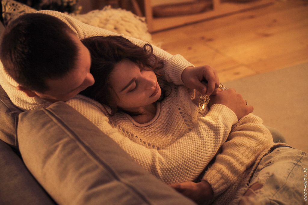 Лав-стори в студии. Фотограф женский и мужской портрет Санкт-Петербург