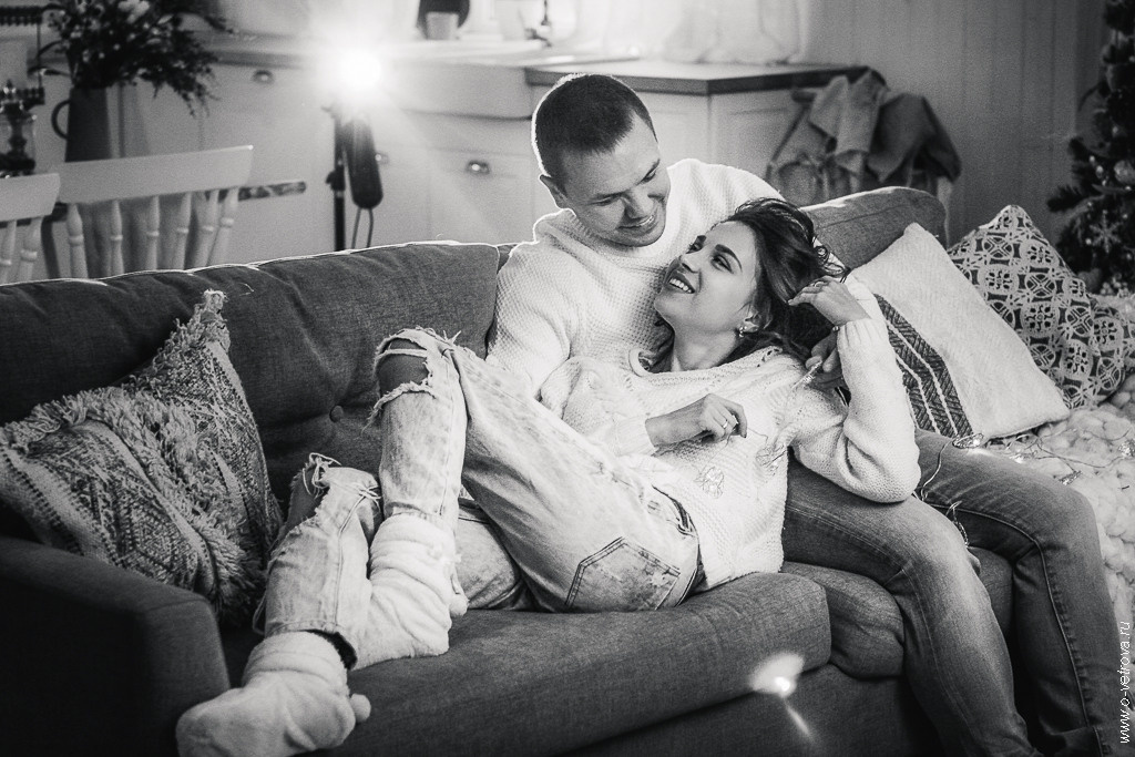 Лав-стори в студии. Фотограф женский и мужской портрет Санкт-Петербург