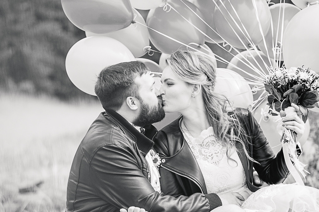 Даша и Андрей_Много шариков, много эмоций и атмосферы!. Фотограф женский и мужской портрет Санкт-Петербург