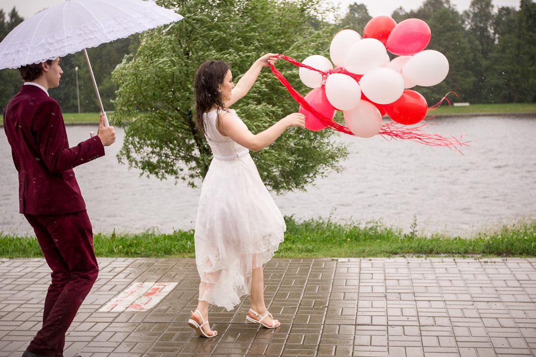 Ливень и любовь. Фотограф женский и мужской портрет Санкт-Петербург