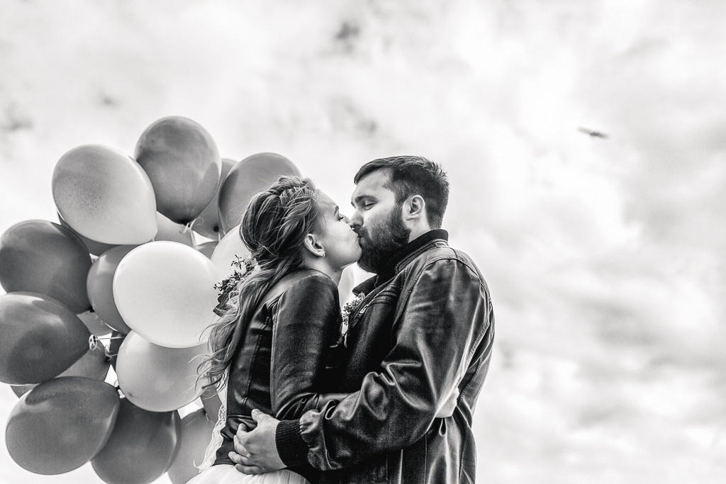 Даша и Андрей_Много шариков, много эмоций и атмосферы!. Фотограф женский и мужской портрет Санкт-Петербург