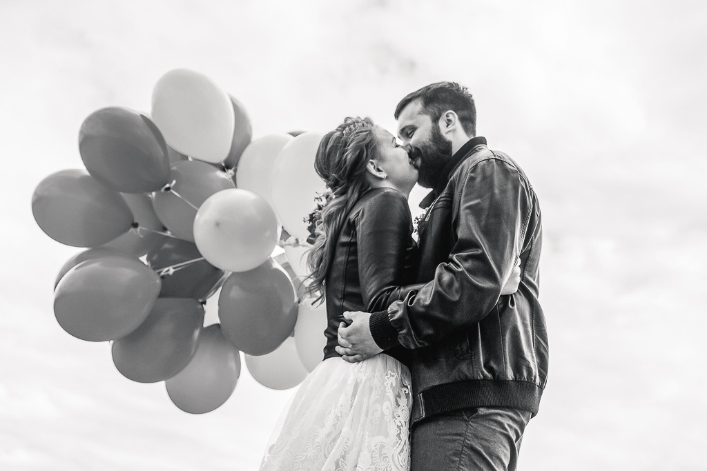 Даша и Андрей_Много шариков, много эмоций и атмосферы!. Фотограф женский и мужской портрет Санкт-Петербург