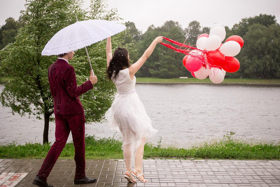 Ливень и любовь. Фотограф женский и мужской портрет Санкт-Петербург