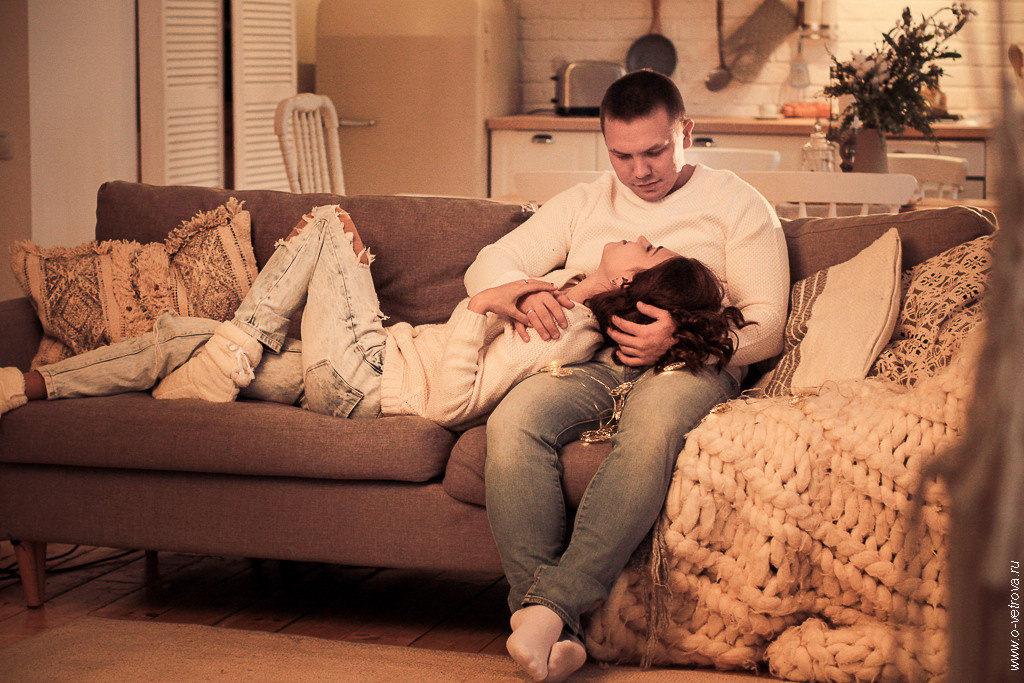 Лав-стори в студии. Фотограф женский и мужской портрет Санкт-Петербург