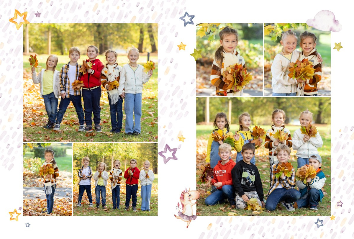 Детский сад: судия + осень. Школьный фотограф в Зеленограде и Москве Оксана Гусева