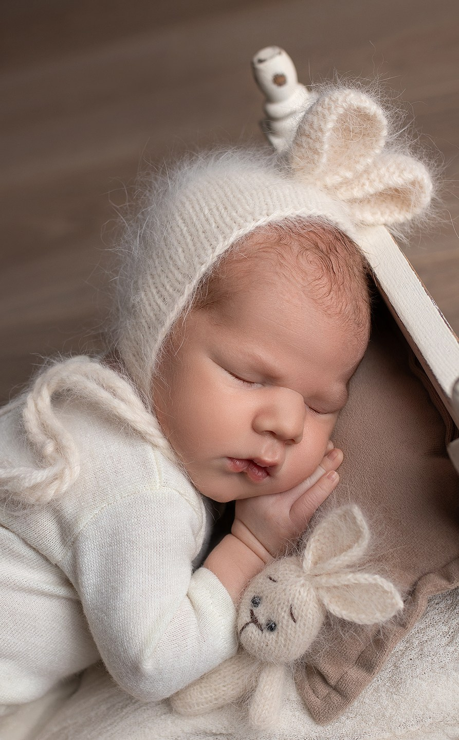 Newborn съёмка Мишутки. Фотограф новорождённых и малышей до года в Москве и Московской области