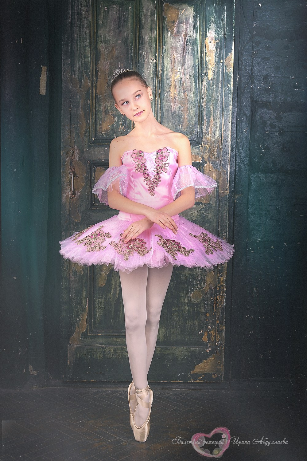 Фотосессия юной балерины Полины