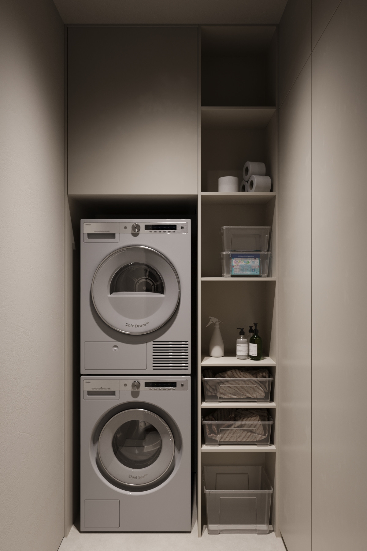 Современная прачеченая-гардероб 