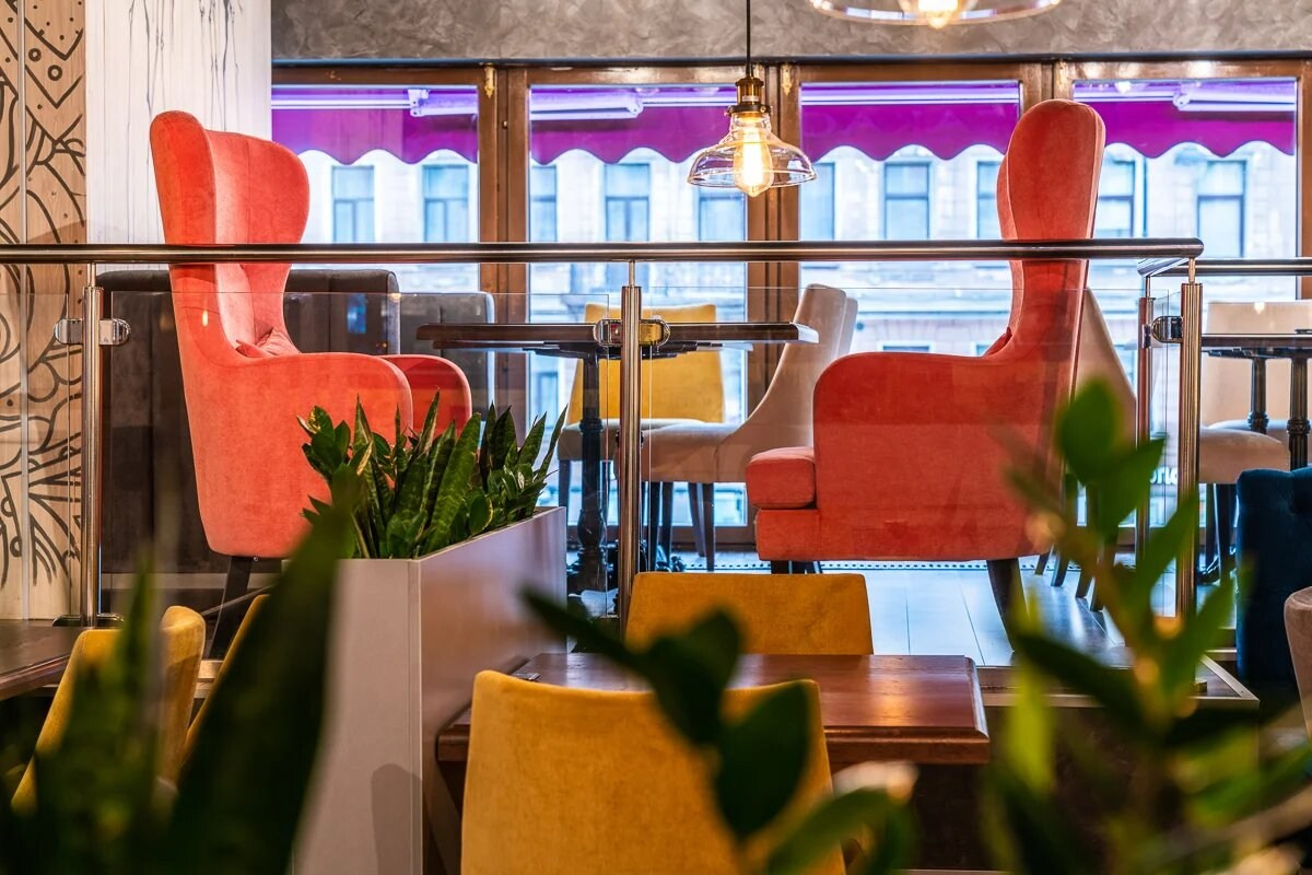 Ресторан-бар «Дали» г. Санкт-Петербург. Батракова Наталья дизайнер интерьеров Санкт-Петербург Москва Архангель