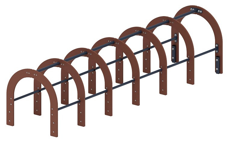 Тоннель для собак ПДС 011-01 Габариты (ШхДхВ): 3036х750х750 мм Зона безопасности, мм: 6036х3750