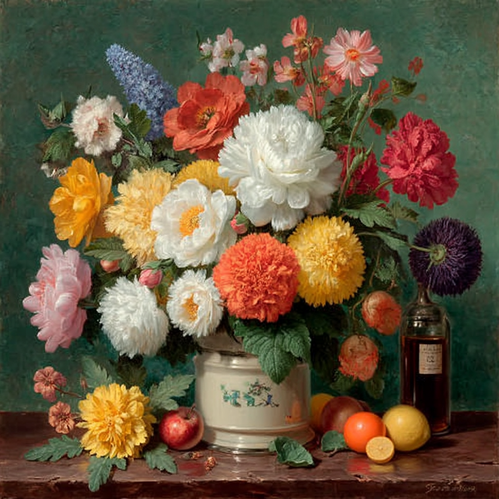 ЦВЕТЫ. Художник Дмитрий Рыжиков