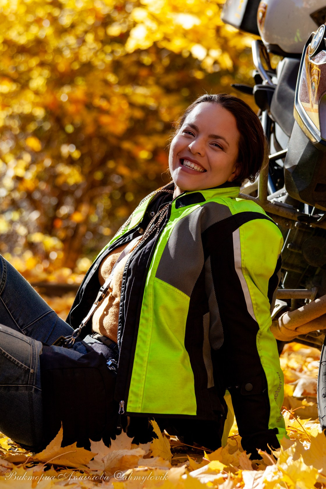 Маша Печенька (BMW GS1200). Виктория Ахмылова. Фотограф в Москве