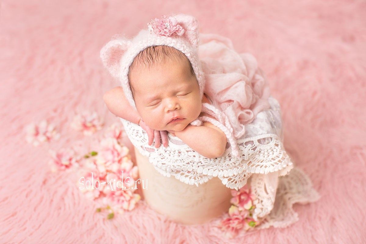 Фотосессия новорожденной Варвары. Фотограф новорожденных в Екатеринбурге Анастасия Быдзина