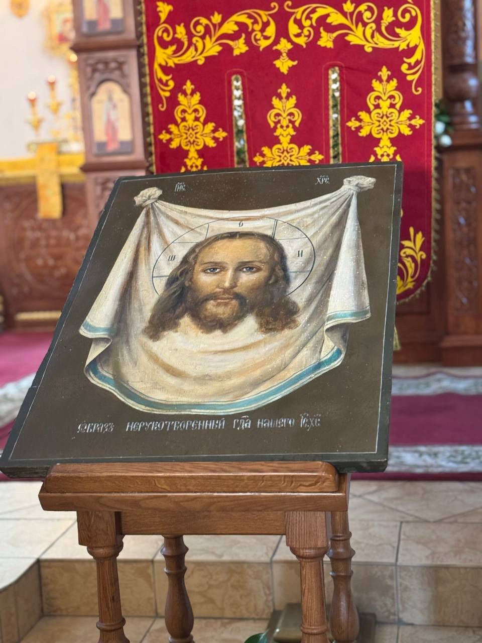 Богослужение в храме Нерукотворного образа Спасителя в Престольный праздник. Саратовское Северо-Западное благочиние